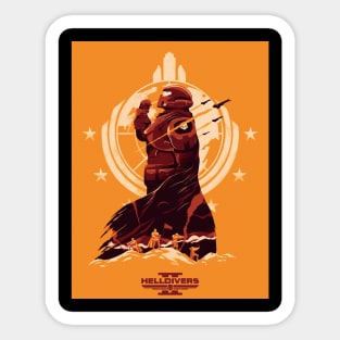 Helldivers for Liberty Sticker
